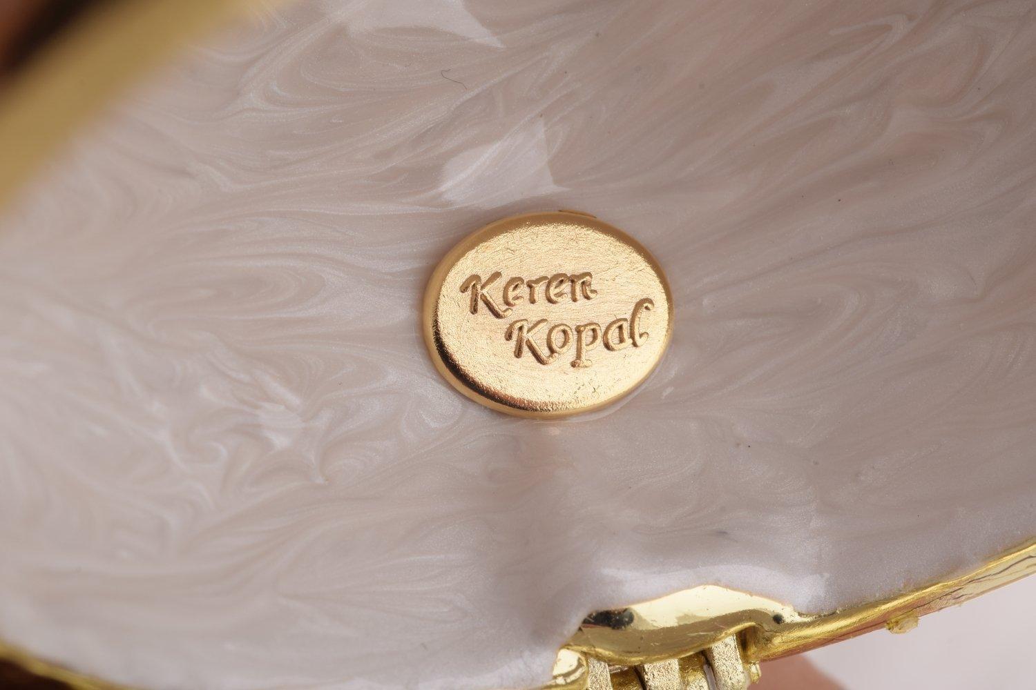 Pink Faberge Egg with Clock Inside - BelleHarris