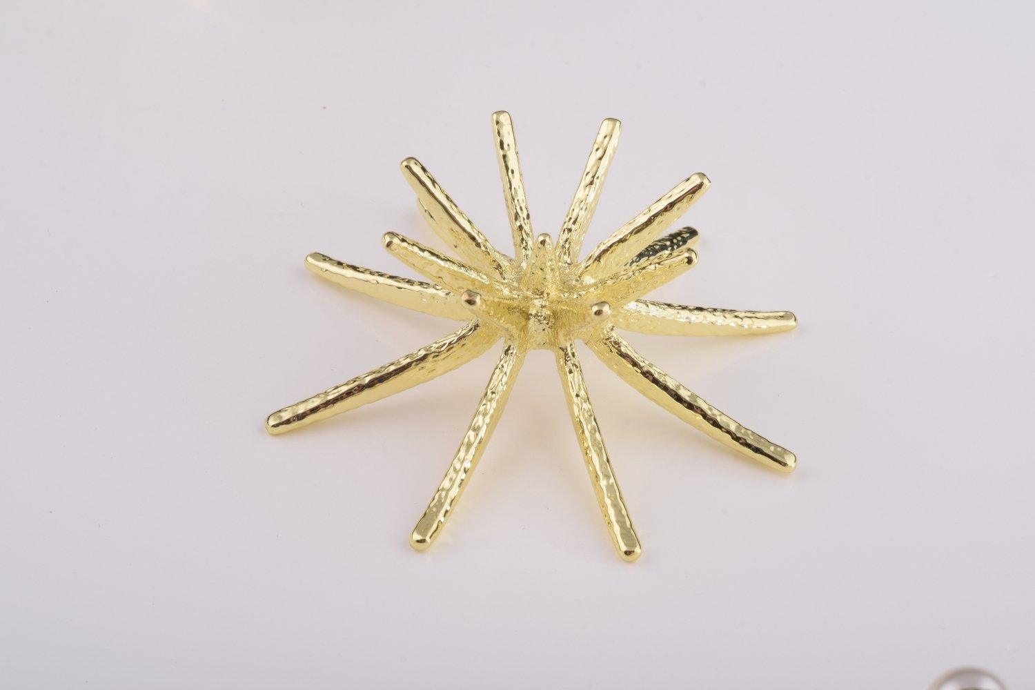 Pink Faberge Egg with Clock Inside - BelleHarris