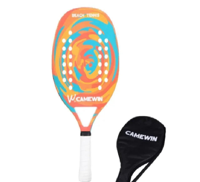 Pure Carbon Beach Tennis Racket - BelleHarris