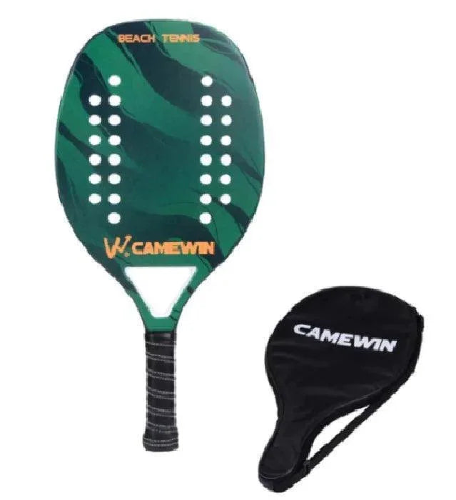 Pure Carbon Beach Tennis Racket - BelleHarris