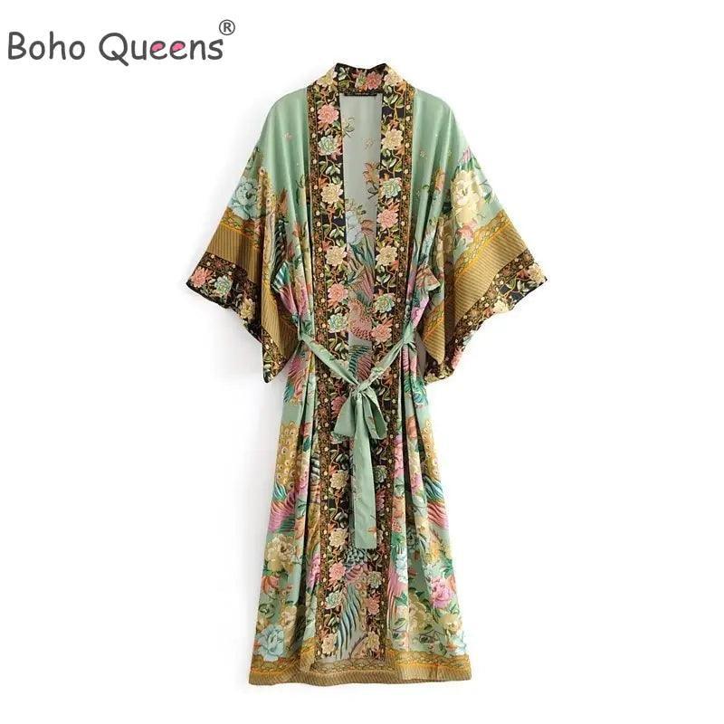 Queens Robe Beach Kimono - BelleHarris