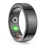 R02 Smart Ring: Titanium Steel, Health Monitoring, Waterproof, Multi-Sport Modes - BelleHarris