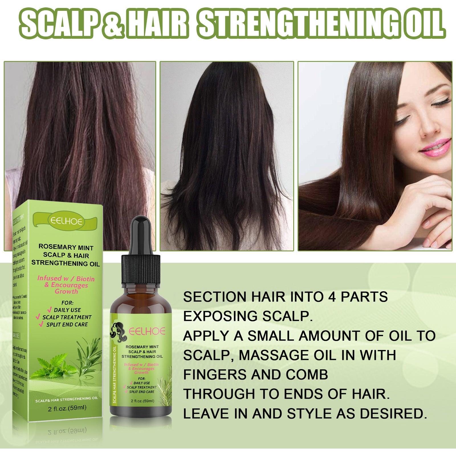 Rosemary Mint Hair Growth Fluid Scalp Massage - BelleHarris