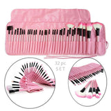 Sculptor 32 Piece High Quality Wooden Makeup Brush Set - BelleHarris