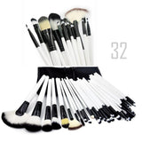 Sculptor 32 Piece High Quality Wooden Makeup Brush Set - BelleHarris