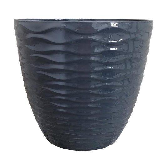 Southern Patio 7010699 15 in. dia. PP Plastic Gallway Flower Pot, - BelleHarris