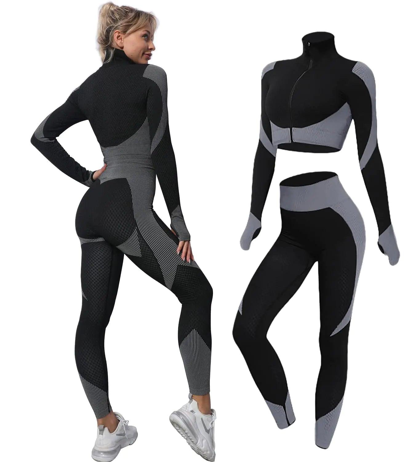 Womens full tracksuit sportswear leggings and top- BelleHarris collection workout sportswear