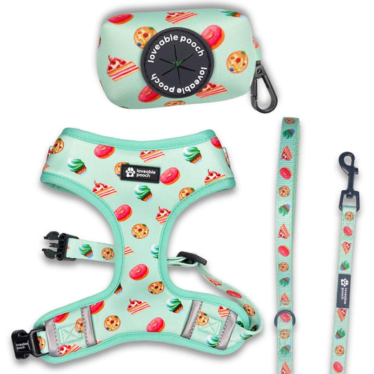 Sweet Treats Dog Harness & Leash Set - BelleHarris