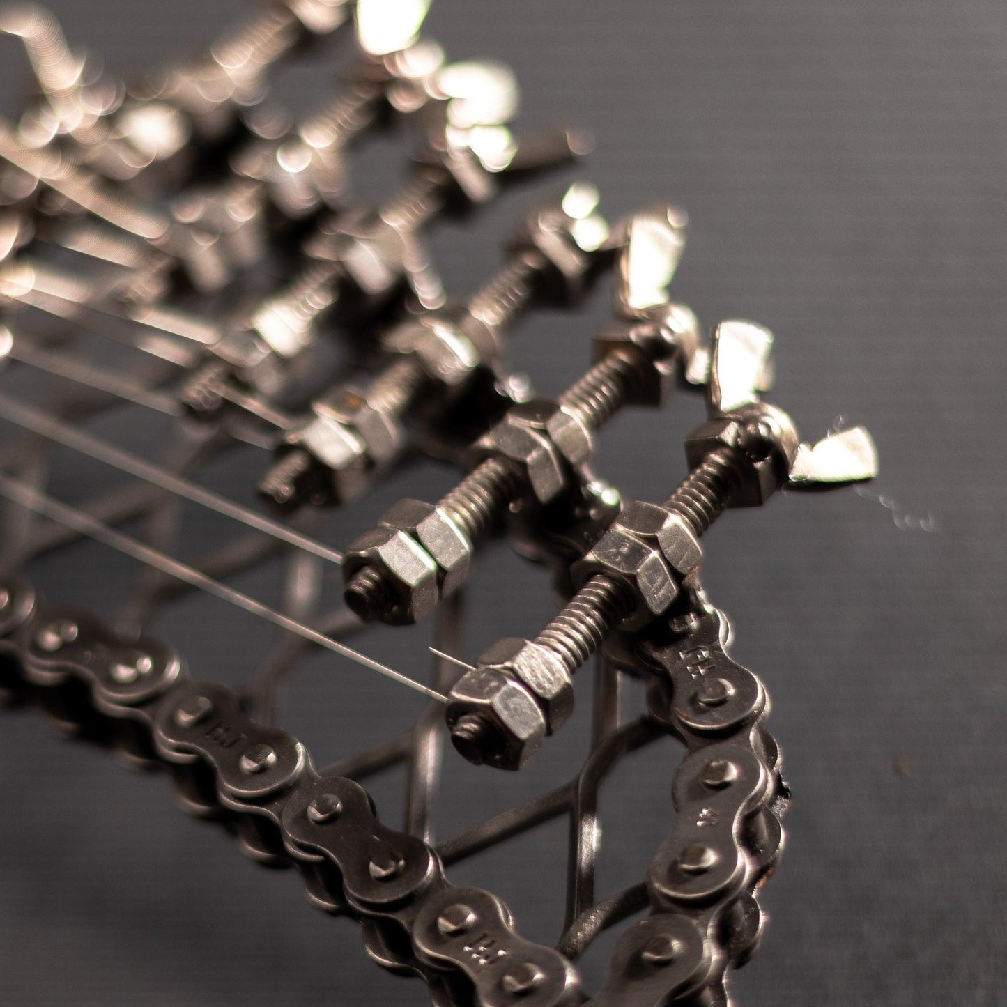 "The Original" Metal Electric Guitar Sculpture Heavy Metal Wall Art - BelleHarris
