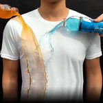 Top Men's Gymwear- Waterproof Mens T-Shirt. High performance gym clothes for men. - BelleHarris