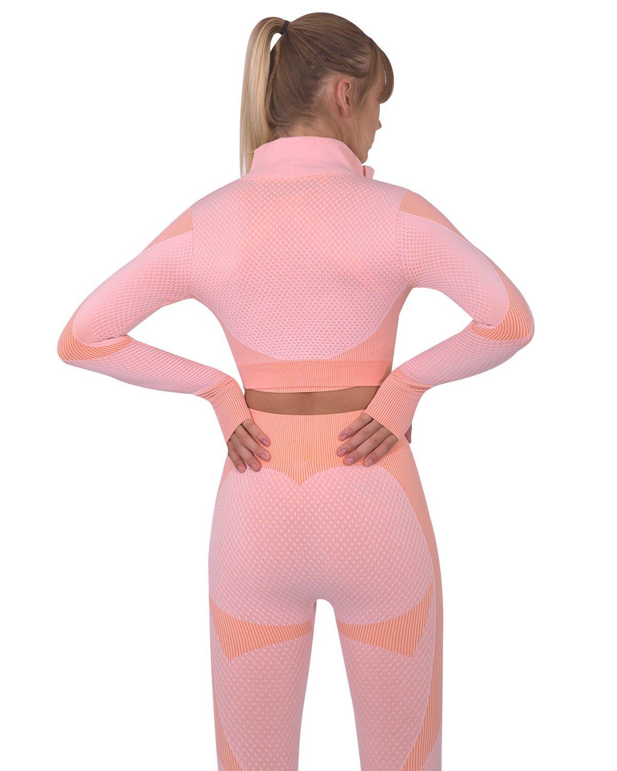 Trois Seamless Sports Jacket - Pink - BelleHarris