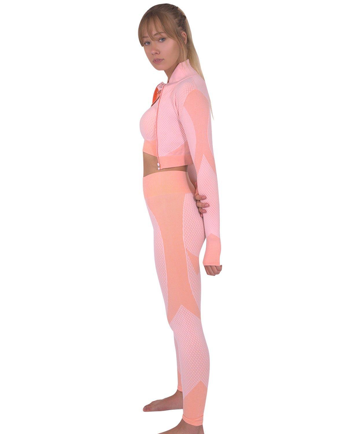 Trois Seamless Sports Jacket - Pink - BelleHarris