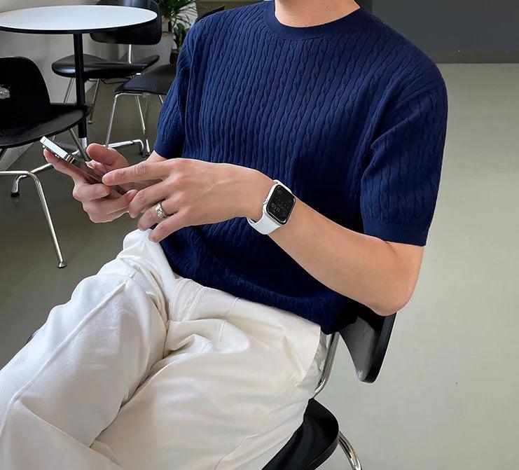 VG Knitted Twist Shirt - BelleHarris