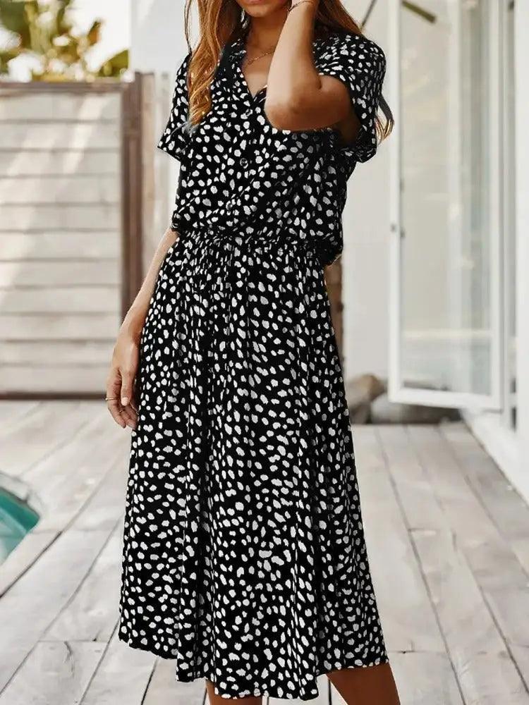 Vintage Polkadot Dress - BelleHarris