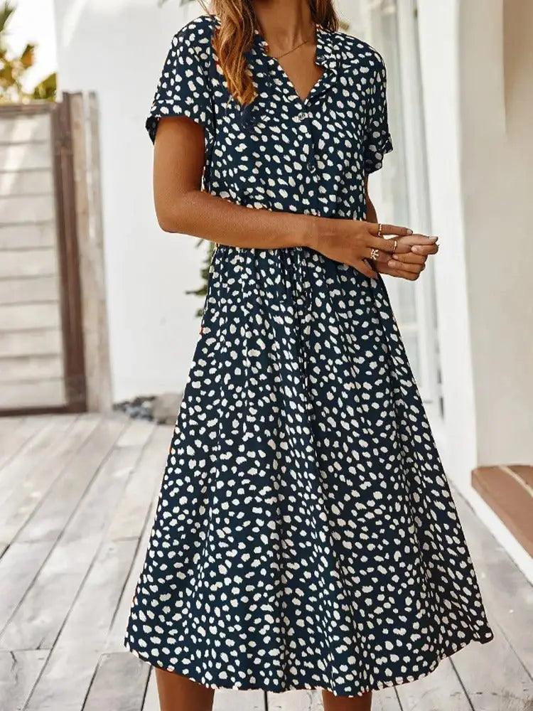 Vintage Polkadot Dress - BelleHarris
