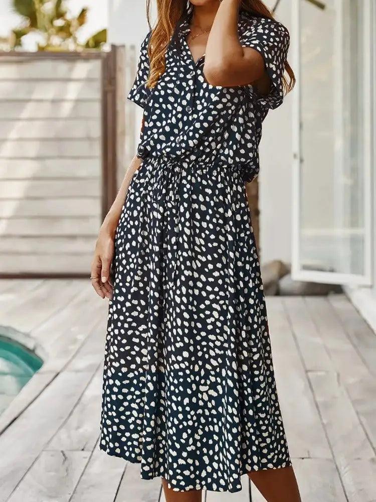 Vintage Polkadot Dress - BelleHarris