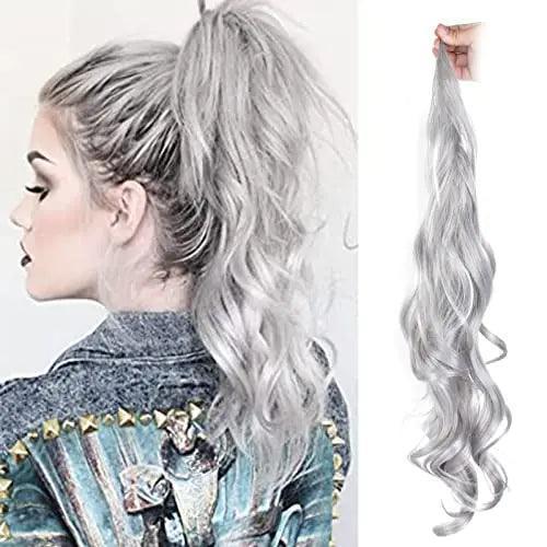 Long ponytail extensions