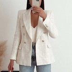 Women Blazer - Quality double breastef blazer - BelleHarris