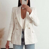 Women Blazer - Quality double breastef blazer - BelleHarris