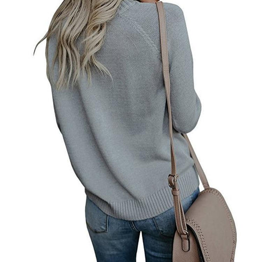 Women Long Sleeve Slim Heart Knitted Sweaters - BelleHarris
