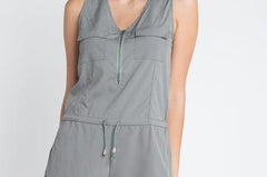 Women's Zip Front Sleeveless Romper - BelleHarris