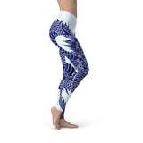 Womens Japanese Dragon Leggings - BelleHarris