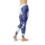 Womens Japanese Dragon Leggings - BelleHarris