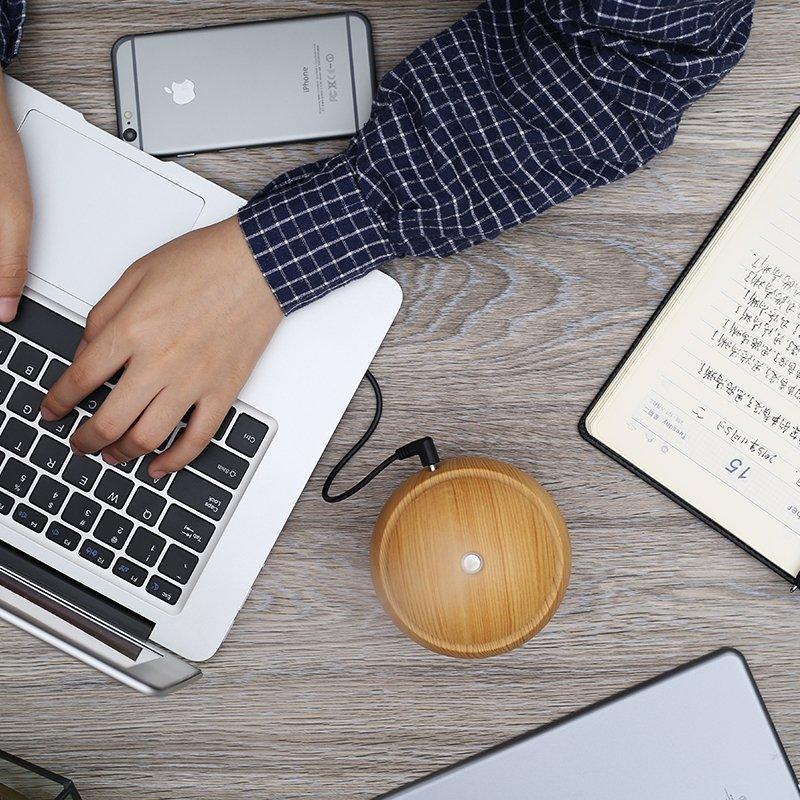 Wood Grain Desktop Humidifier - BelleHarris