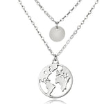 World Map Necklace - BelleHarris