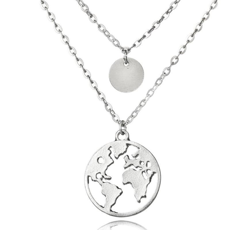 World Map Necklace - BelleHarris