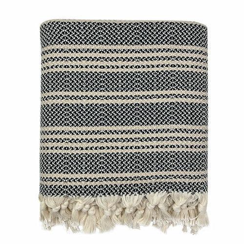 Woven Stripe Turkish Throw - BelleHarris