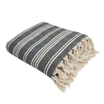 Woven Stripe Turkish Throw - BelleHarris