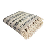 Woven Stripe Turkish Throw - BelleHarris