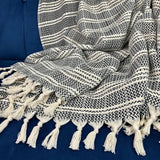 Woven Stripe Turkish Throw - BelleHarris