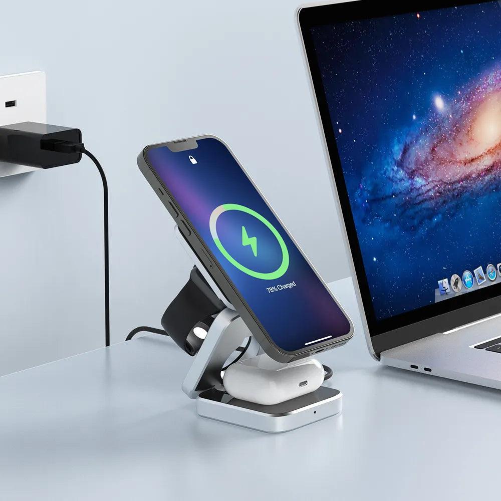 3 in 1 Wireless Charging Station - BelleHarris