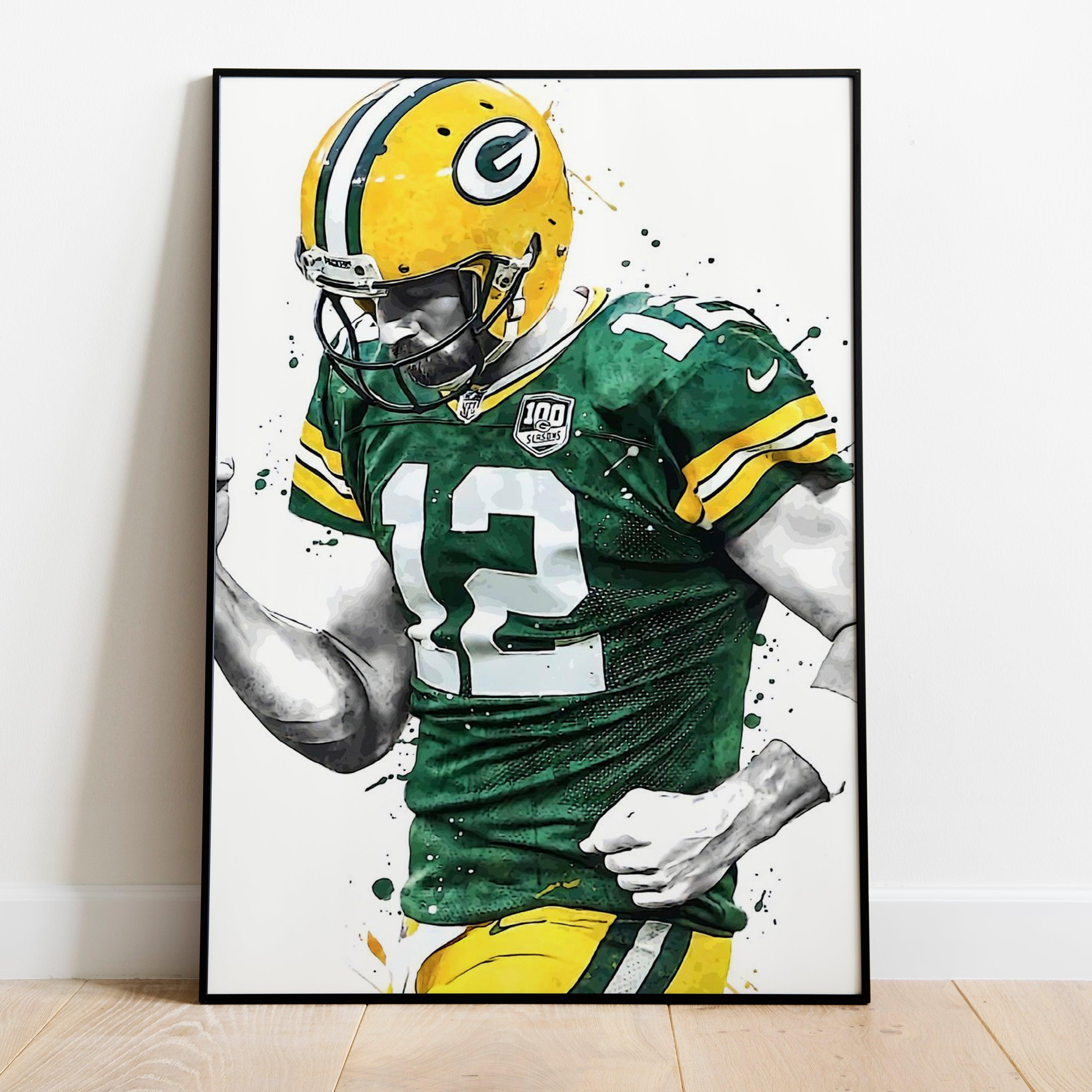 Aaron Rodgers-High-Quality Posters-Sports posters at great prices - BelleHarris