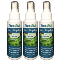 All Natural All Purpose Insect Repellent 4oz (3 Pack) - BelleHarris