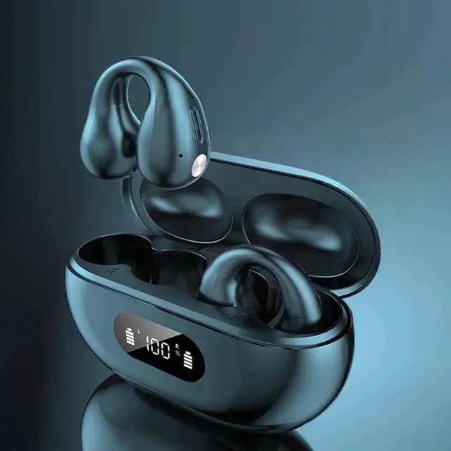 AudiClip - Wireless Ear Clip Bone Conduction Headphones - BelleHarris