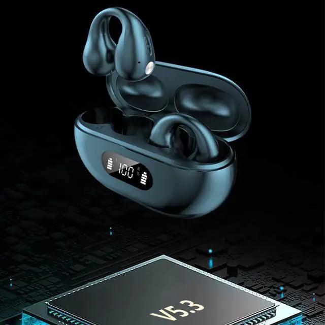 AudiClip - Wireless Ear Clip Bone Conduction Headphones - BelleHarris