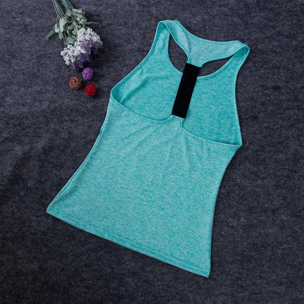 Casual Sleeveless Women Yoga Shirts - BelleHarris