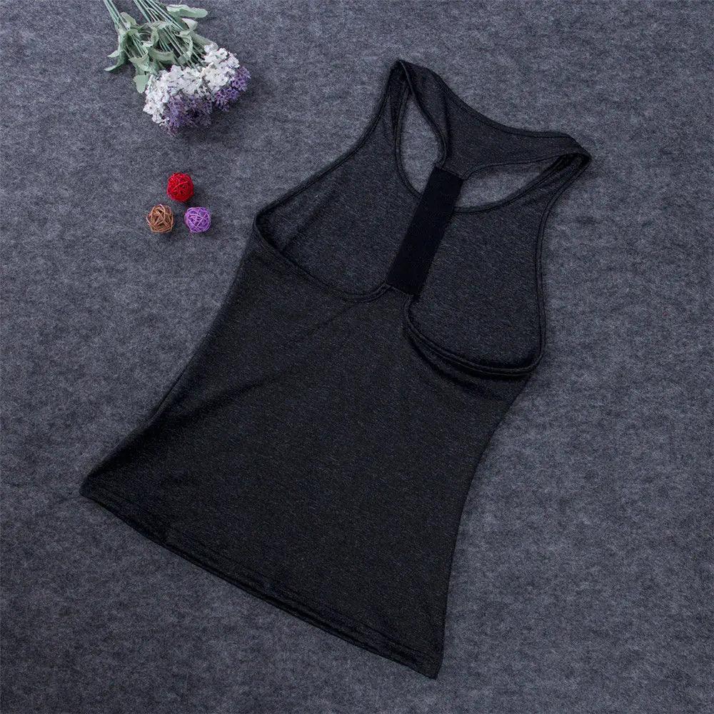 Casual Sleeveless Women Yoga Shirts - BelleHarris