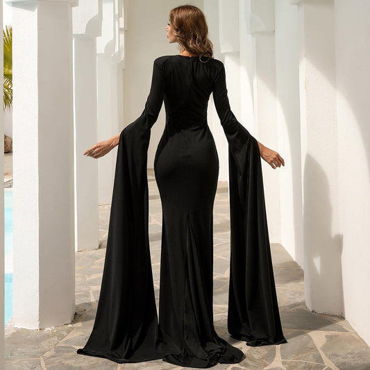 Chloe Long Sleeve Gown - BelleHarris