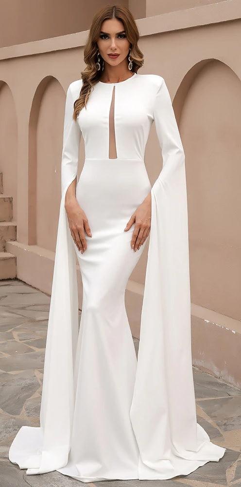 Chloe Long Sleeve Gown - BelleHarris