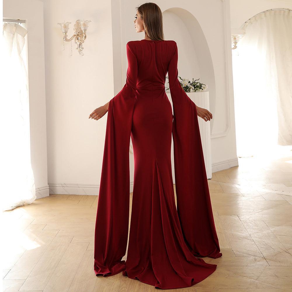 Chloe Long Sleeve Gown - BelleHarris