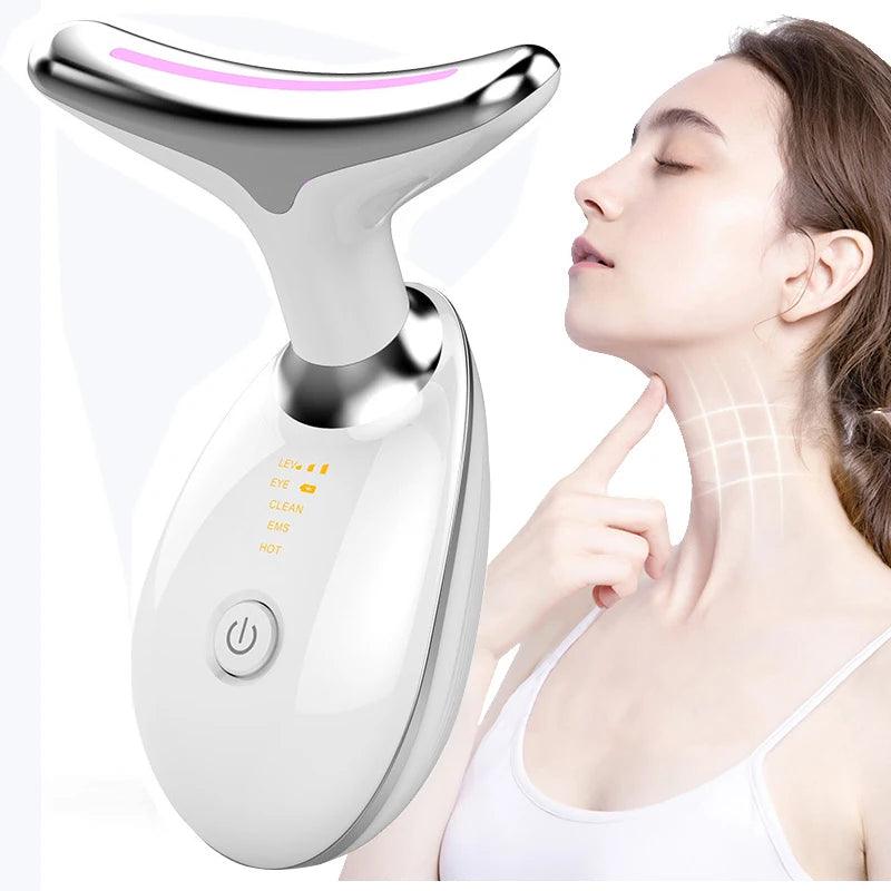 Micro-current Neck Face Massage Device - BelleHarris
