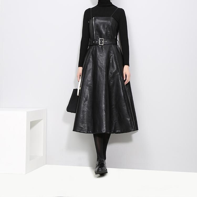 Musset Vegan Leather Dress - BelleHarris