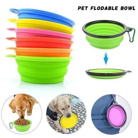 Pet Folding Silicone Bowl - BelleHarris