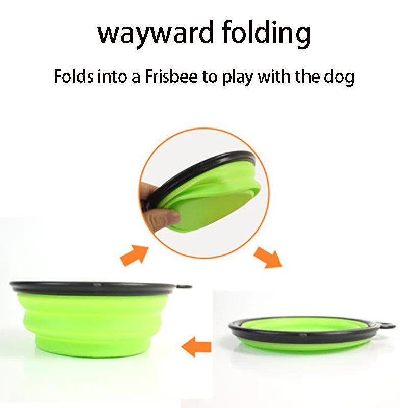 Pet Folding Silicone Bowl - BelleHarris