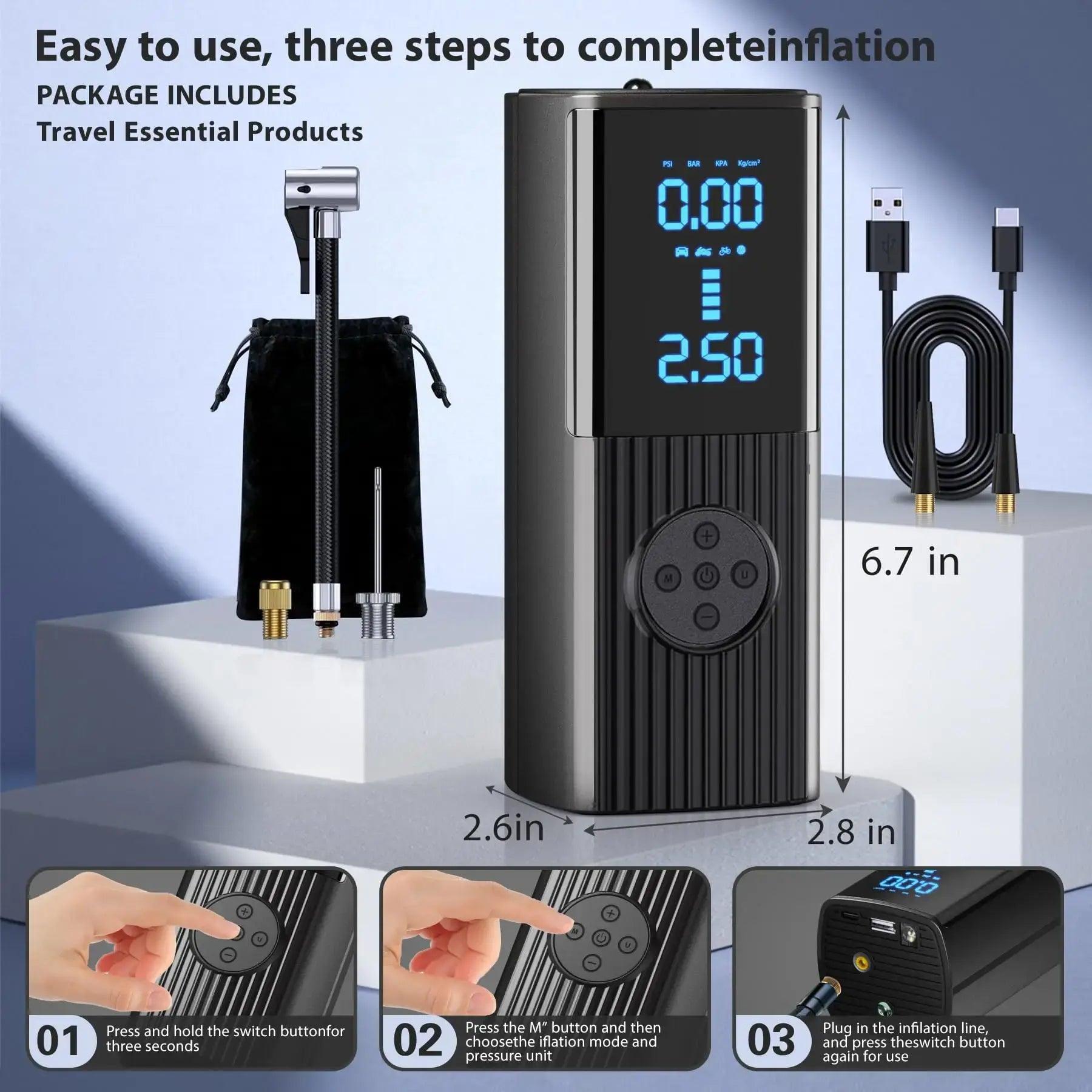 Power Tire Inflator - BelleHarris