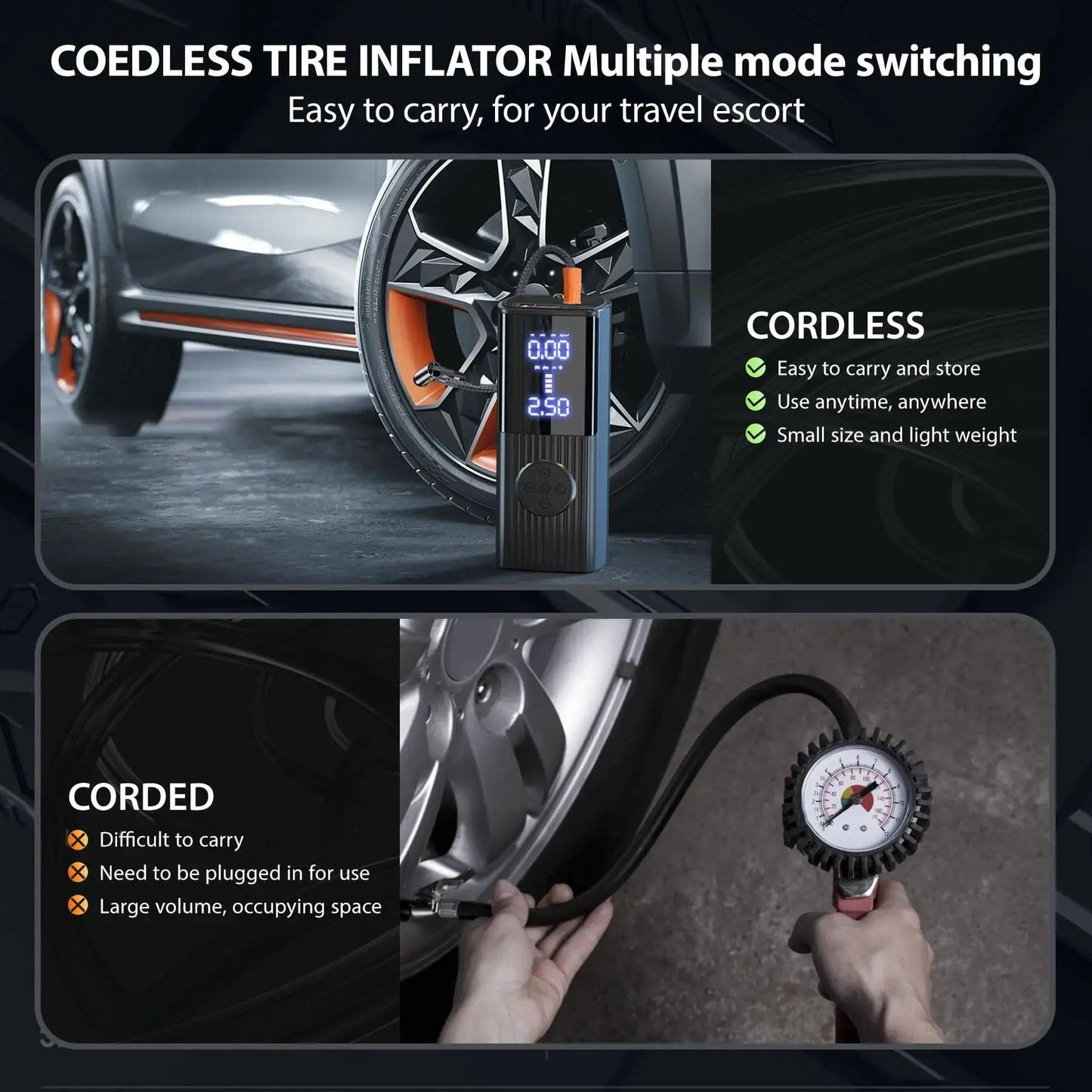 Power Tire Inflator - BelleHarris
